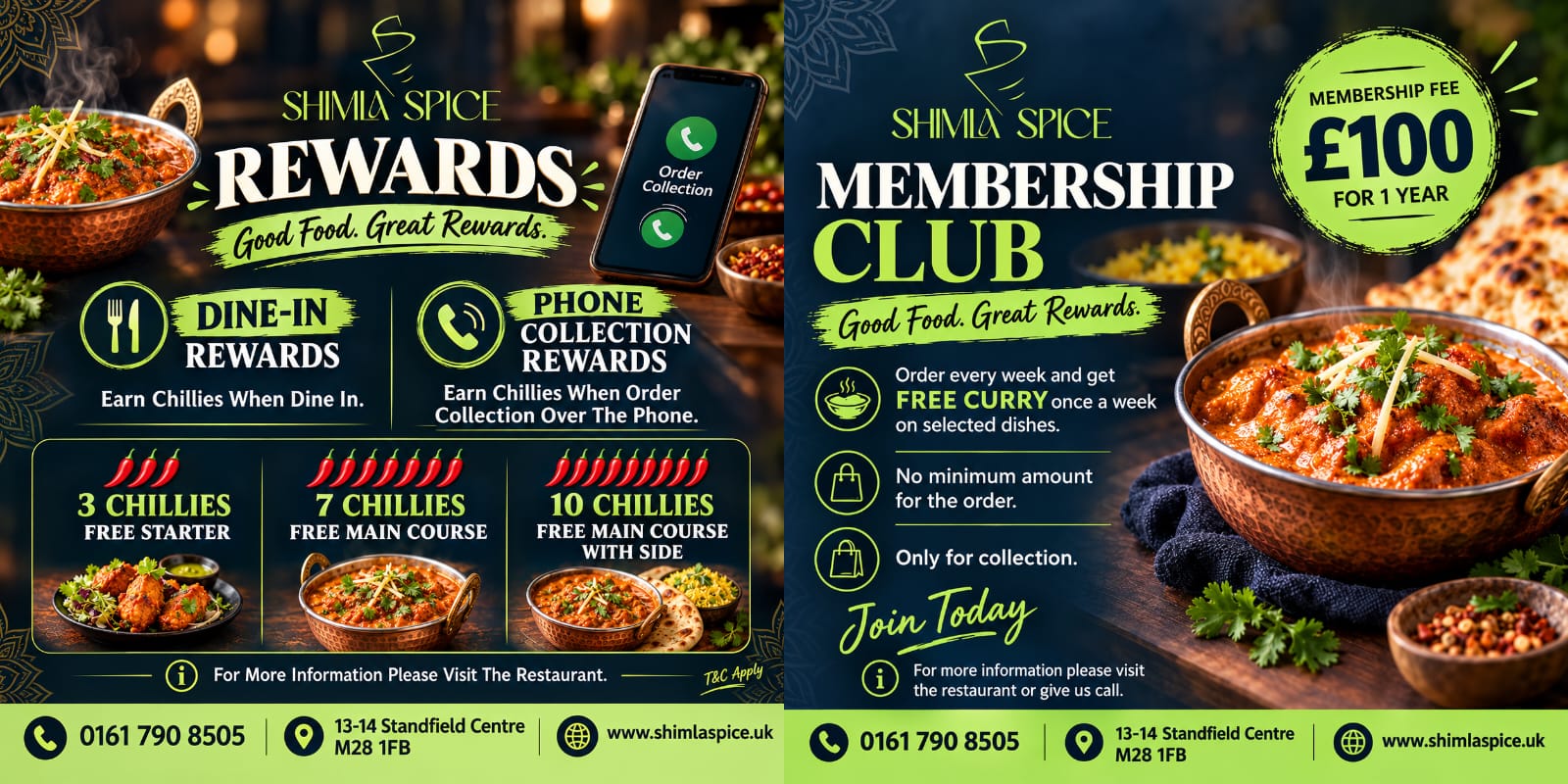 Shimla Spice Reward